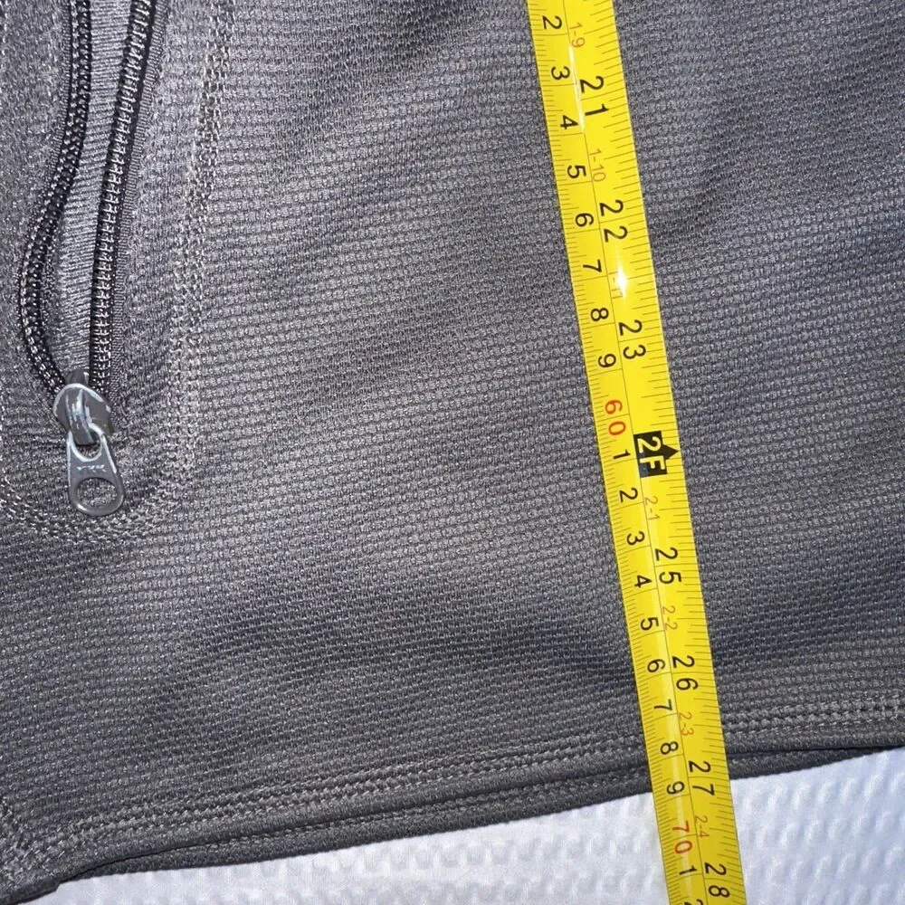 The North Face Mens Zipper Jacket Size Large Gray And Black